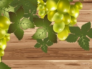 Grapes, Art, green ones