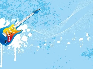 Electric, graphics, Guitar