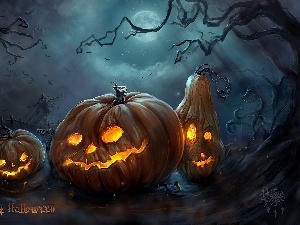 graphics, pumpkin, halloween, scary