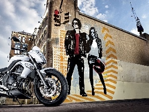 graphics, a man, Kawasaki, Women