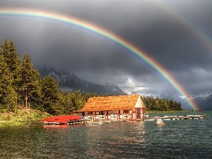 Great Rainbows, Harbour, lake