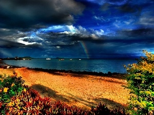 Great Rainbows, Sky, clouds