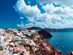 santorini, Greece, panorama