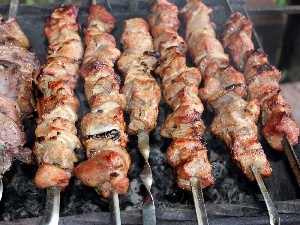 Grill, Skewers