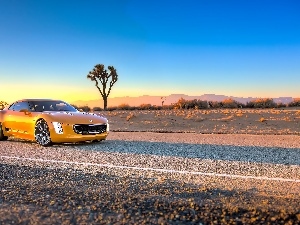 GT4 Stinger, Yellow, Kia