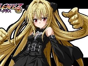 Hair, fists, To Love-Ru