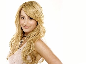 Hair, Blond, Ashley Tisdale, jewellery