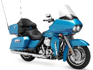 painting, Harley Davidson Road Glide Ultra, Blue