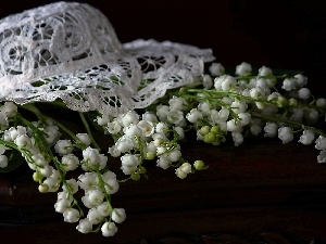 lacy, Hat, lilies