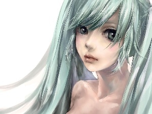 face, Hatsune Miki