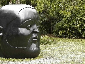 Head, Garden, Statue monument