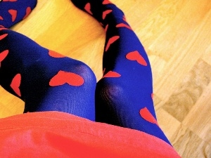 pantyhose, hearts, legs