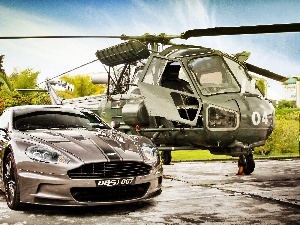 Helicopter, Aston Martin DBS