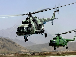 Helicopter, carrying, Mi-17