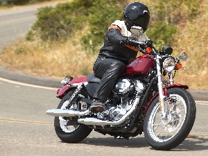helmet, Harley Davidson Sportster XL883