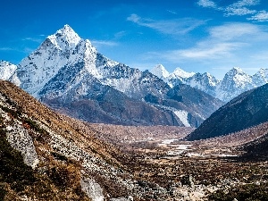 Himalayas, Ama Dablam, Nepal, Mountains