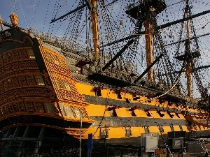 HMS Victory, sailing vessel, Beatyfull, antique