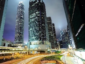 Hong Kong, China, skyscraper