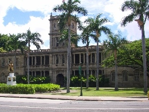 Palms, The Supreme Court, Monument, The United States, Human, Honolulu