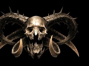 horns, Skull