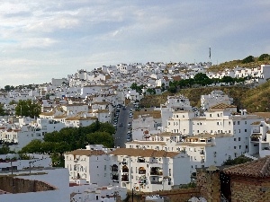 Houses, White, Andalucia, Spain