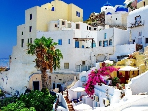 santorini, Houses, Greece