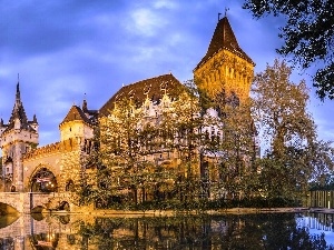 Hungary, Budapest, Castle, Vajdahunyad