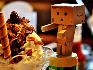 ice cream, blur, Danbo