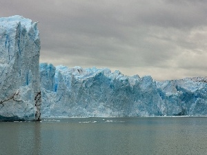 Ice, mountains