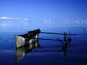 iceland, Aitutaki, sea, Boat