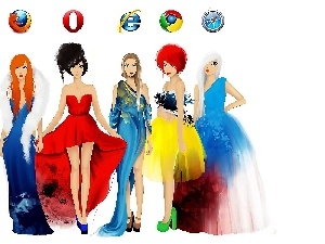watercolor, Womens, Colorful Dresses, Browsers, Fashion and Style, Icons
