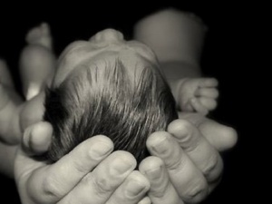 hands, infant, men