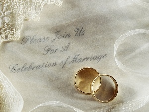 invitation, rings