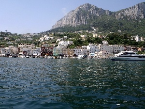 Italy, Capri, panorama, town