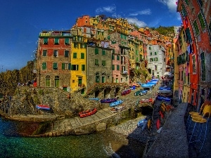 Riomaggiore, Italy, Houses