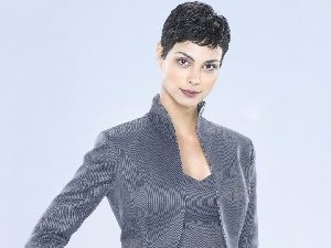 jacket, Gray, Beauty, Morena Baccarin