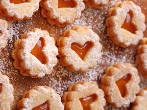 hearts, Jam, Cookies