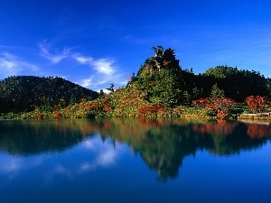 Yumiike, Japan, lake