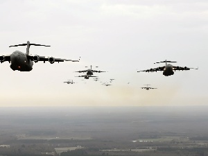 jets, flight, C-17 Globemaster III