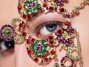 decoration, jewellery, eye