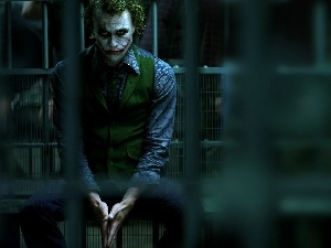 cell, JOKER, movie, bars, The Dark Knight