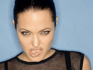 Angelina Jolie, angry