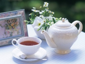 cup, jug, tea