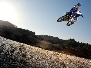 jump, suspension, Yamaha YZ 250
