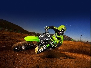 Kawasaki KX250F Monster Energy, green ones