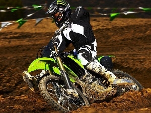 Kawasaki KX250F, Mud, Cross