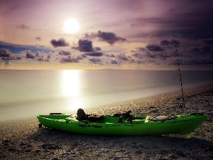 coast, Kayak, sea