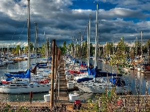Harbour, Keja, Yachts