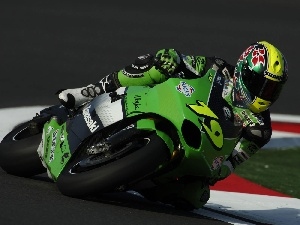 knee, track, Kawasaki ZX-RR Ninja