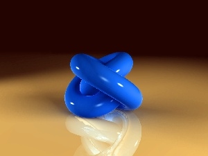 blue, knot, abstraction